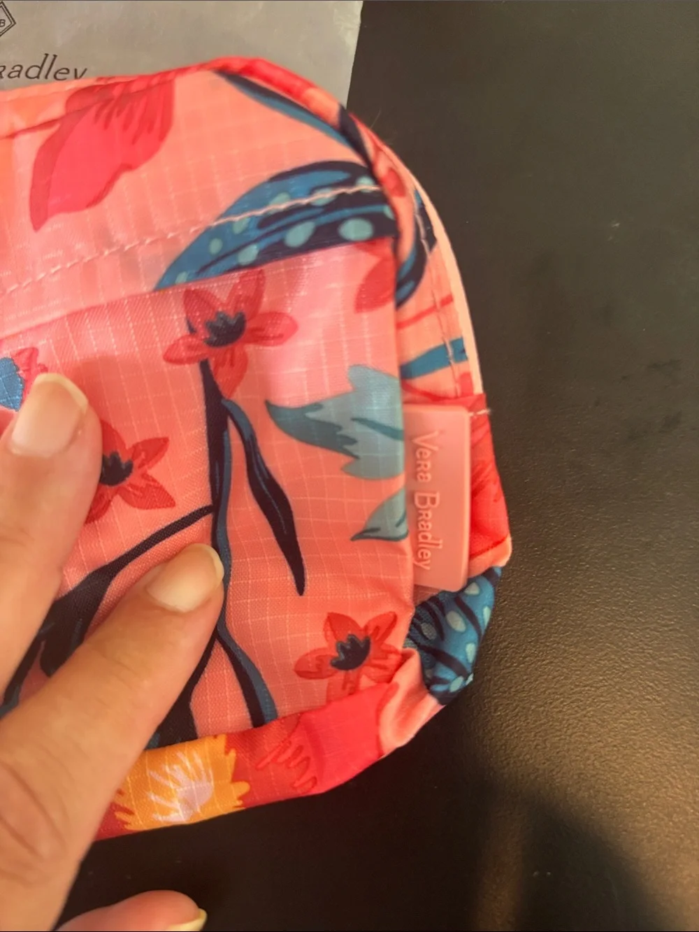 Vera Bradley Paradise Bright Coral Mini Belt Bag